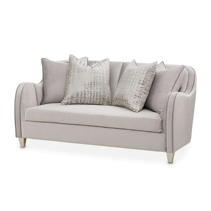 AICO by Michael Amini - Roxbury Park Velvet Loveseat - Steel/Slate - N9006825-STEEL-220 veiw 2