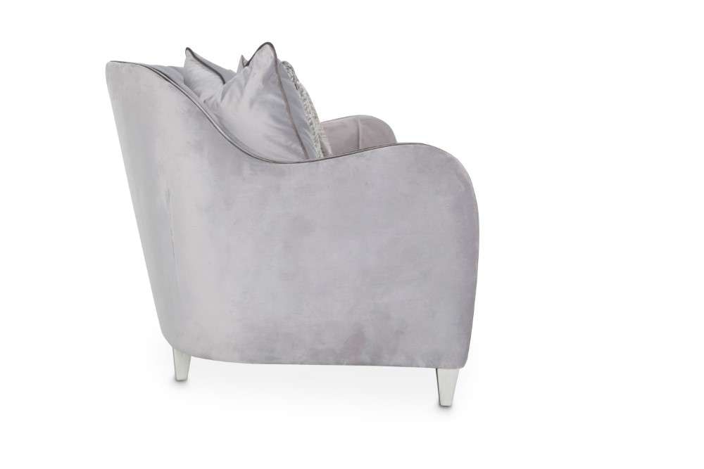 AICO by Michael Amini - Roxbury Park Velvet Sofa - Steel/Slate - N9006815-STEEL-220 veiw 4