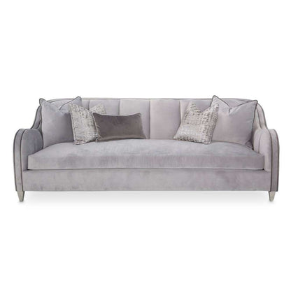AICO by Michael Amini - Roxbury Park Velvet Sofa - Steel/Slate - N9006815-STEEL-220 veiw 7