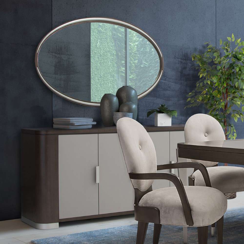 AICO by Michael Amini - Roxbury Park Wall Mirror - Slate - N9006260-220 veiw 3