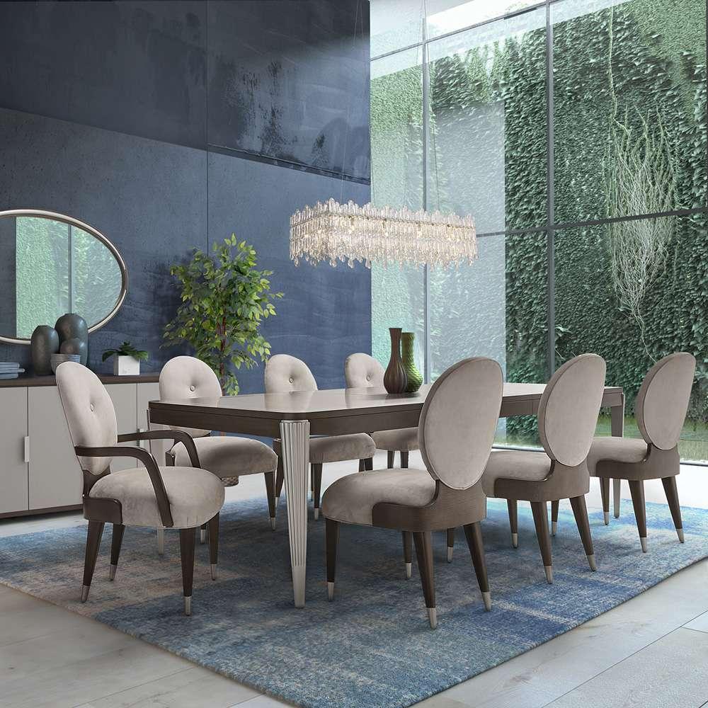 AICO by Michael Amini - Royal Crown - Rectangular 12 Light Chandelier - LT-CH990-12CLR veiw 2