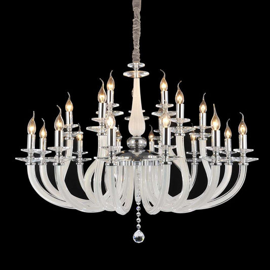 AICO by Michael Amini - San Marco 21 Light Chandelier - LT-CH908-21OPL veiw 1