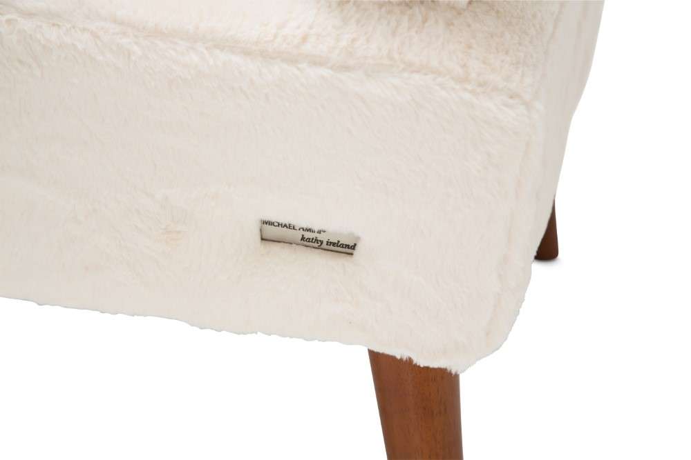 AICO by Michael Amini - Silicon Babies Bunny Armless Chair PWD in Capri Finish - KIA-BUNN830-PWD-45 veiw 4