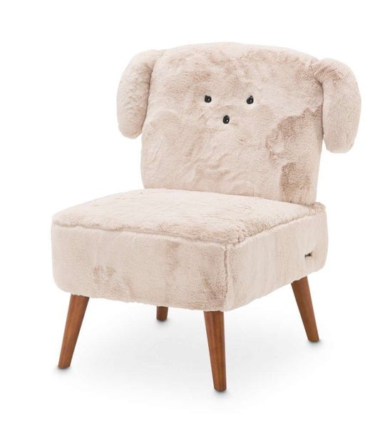 AICO by Michael Amini - Silicon Babies Puppy Armless Chair STN in Capri Finish - KIA-PUPP830-STN-45 veiw 1