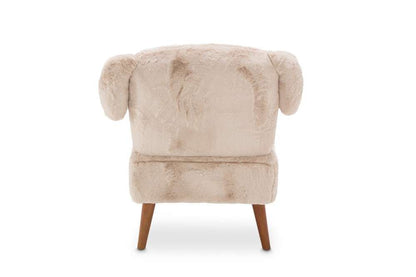 AICO by Michael Amini - Silicon Babies Puppy Armless Chair STN in Capri Finish - KIA-PUPP830-STN-45 veiw 5