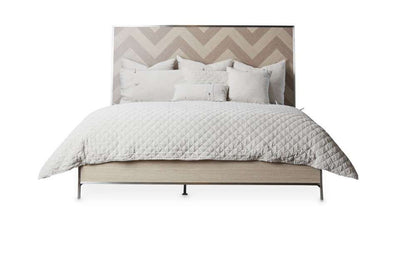 AICO by Michael Amini - Silverlake Village - Cal. King Panel Bed - Washed Oak - KI-SLVG000CK-129 veiw 2