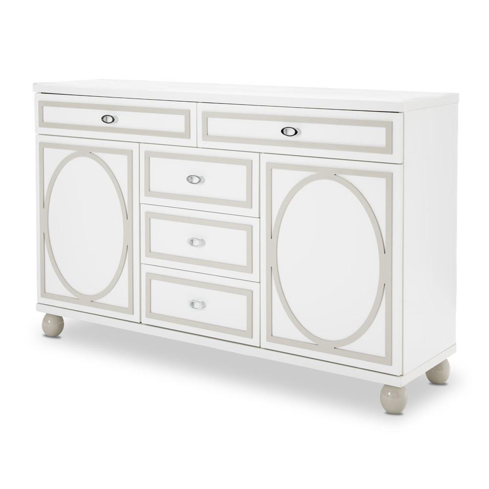 AICO by Michael Amini - Sky Tower Dresser - Cloud White - N9025650SA-108 veiw 1