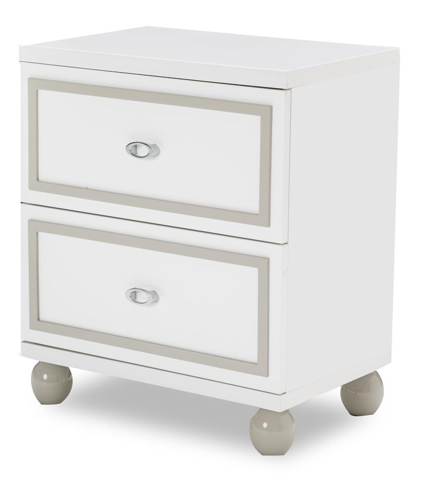 AICO by Michael Amini - Sky Tower Nightstand in Cloud White - 9025640-108 veiw 1