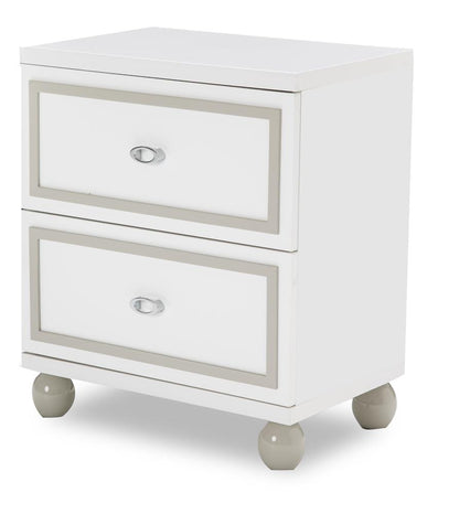 AICO by Michael Amini - Sky Tower Nightstand in Cloud White - 9025640-108 veiw 1