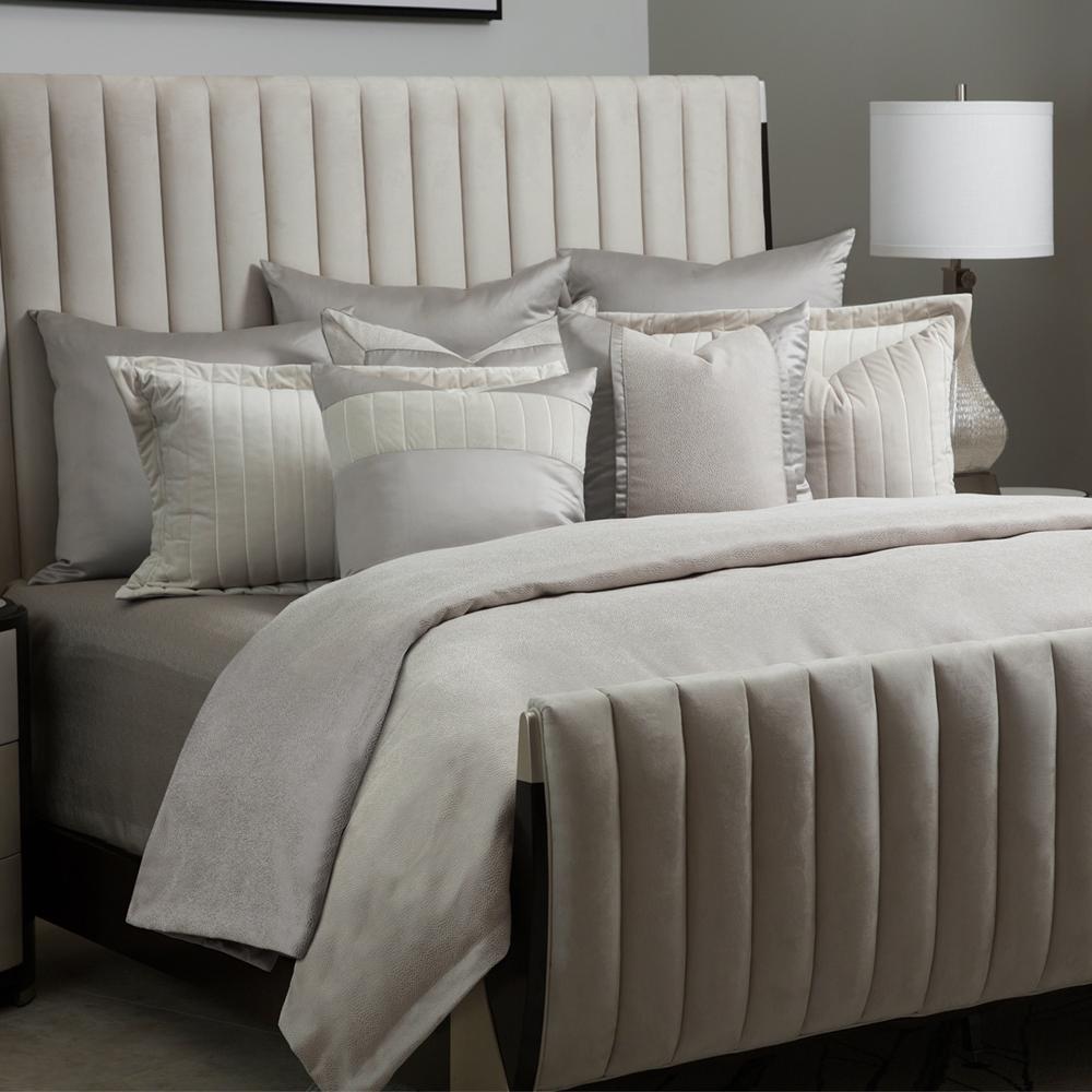 AICO by Michael Amini - Skylar 10pc King Comforter Set in Champagne - BCS-KS10-SKYLR-CMP veiw 1