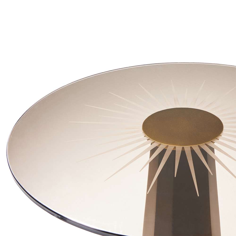 AICO by Michael Amini - St. Charles Chairside Table - Dove Gray - 9088222-803 veiw 4