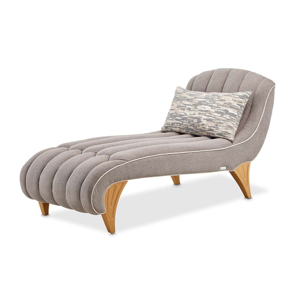 AICO by Michael Amini - St. Charles Chaise - Dove Gray - 9088841-STRTS-803 veiw 1