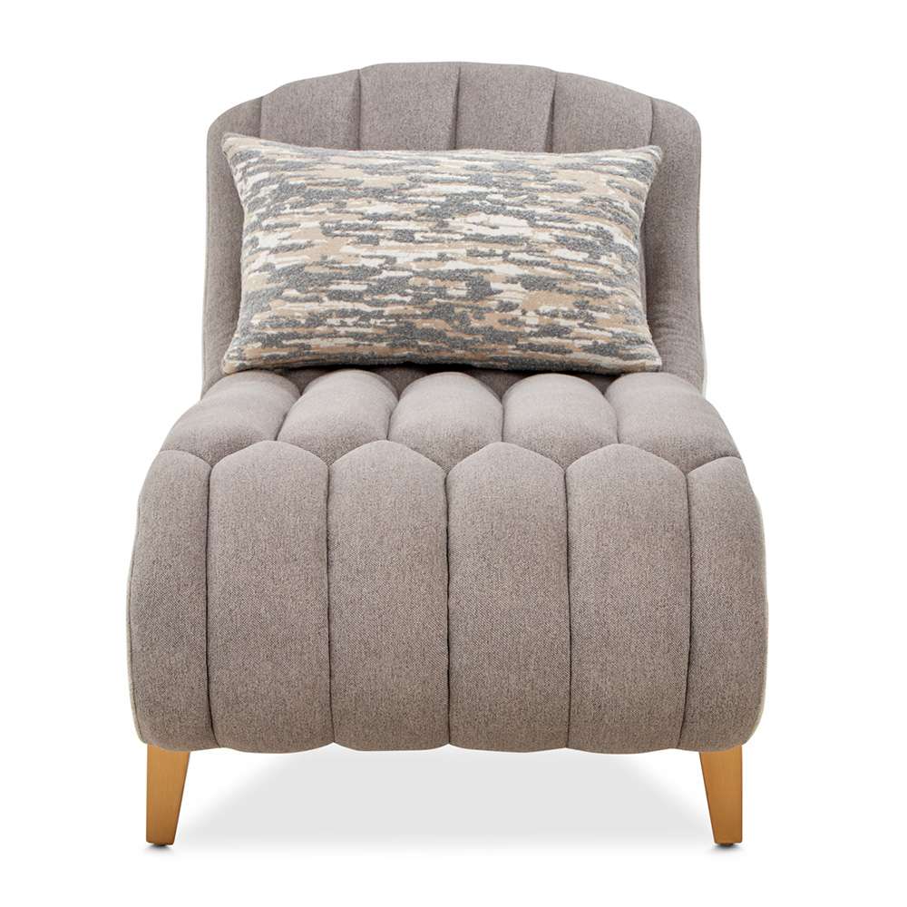 AICO by Michael Amini - St. Charles Chaise - Dove Gray - 9088841-STRTS-803 veiw 2