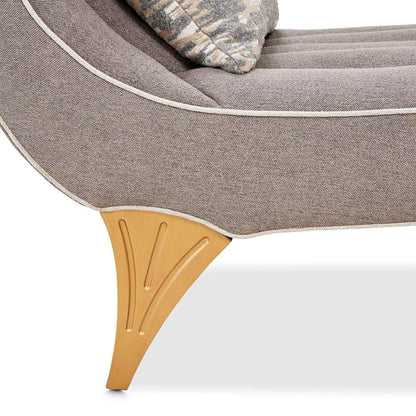 AICO by Michael Amini - St. Charles Chaise - Dove Gray - 9088841-STRTS-803 veiw 6