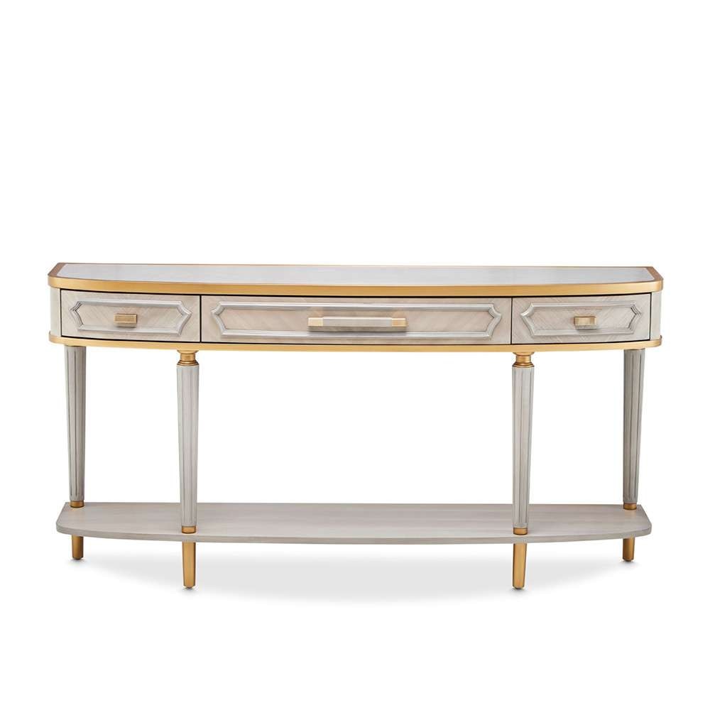 AICO by Michael Amini - St. Charles Console Table - Dove Gray - 9088223-803 veiw 2