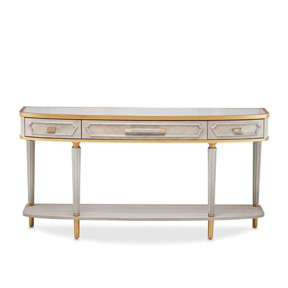 AICO by Michael Amini - St. Charles Console Table - Dove Gray - 9088223-803 veiw 2