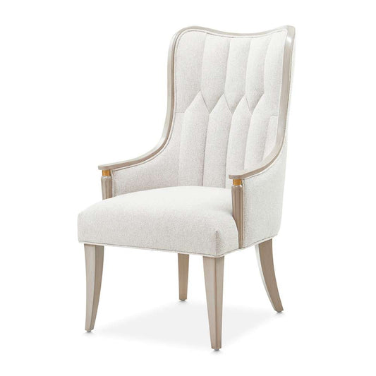 AICO by Michael Amini - St. Charles Dining Arm Chair, Set of 2 - Dove Gray - 9088004-803 veiw 1