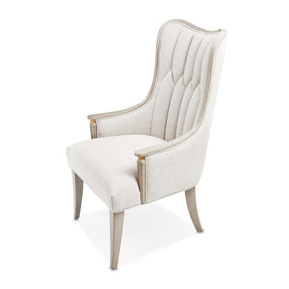 AICO by Michael Amini - St. Charles Dining Arm Chair, Set of 2 - Dove Gray - 9088004-803 veiw 4