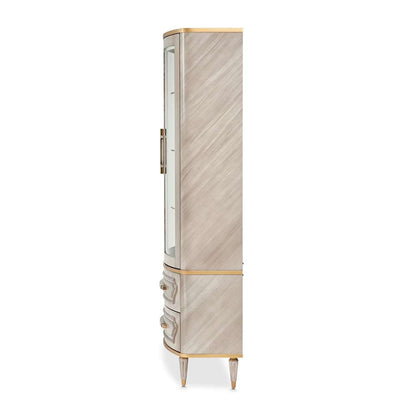 AICO by Michael Amini - St. Charles Display Cabinet - Dove Gray - 9088209-803 veiw 2