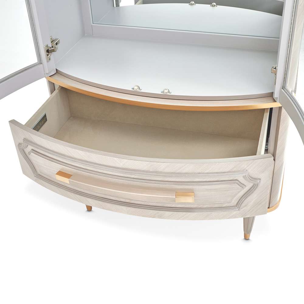 AICO by Michael Amini - St. Charles Display Cabinet - Dove Gray - 9088209-803 veiw 5