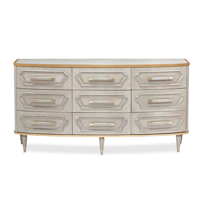 AICO by Michael Amini - St. Charles Dresser - Dove Gray - 9088050SA-803 veiw 2