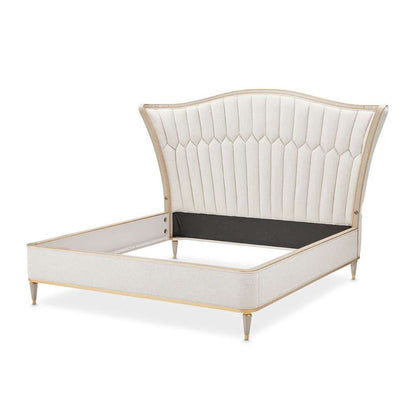 AICO by Michael Amini - St. Charles Eastern King Upholstered Bed - Dove Gray - 9088000EK-803 veiw 2