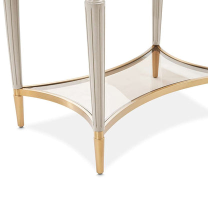 AICO by Michael Amini - St. Charles End Table - Dove Gray - 9088202-803 veiw 4