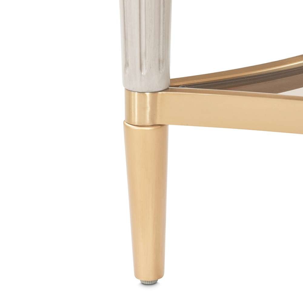 AICO by Michael Amini - St. Charles End Table - Dove Gray - 9088202-803 veiw 5