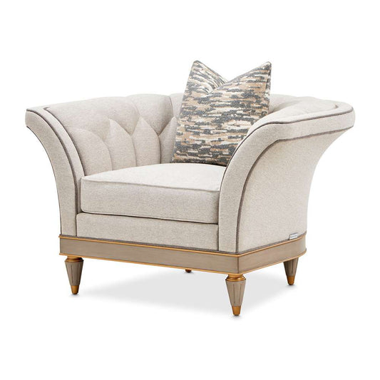 AICO by Michael Amini - St. Charles Matching Chair - Dove Gray - 9088835-CIRUS-803 veiw 1
