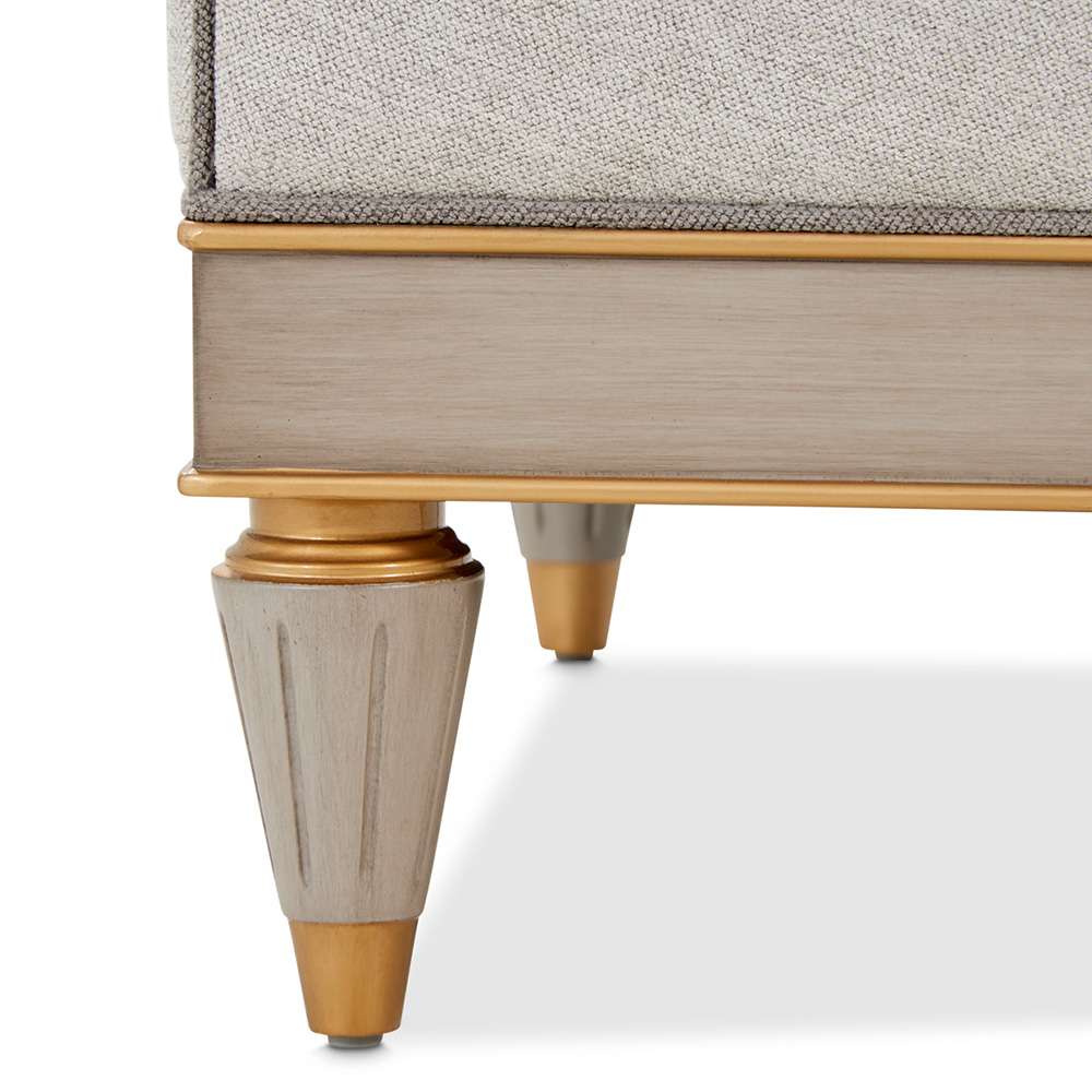 AICO by Michael Amini - St. Charles Matching Chair - Dove Gray - 9088835-CIRUS-803 veiw 5