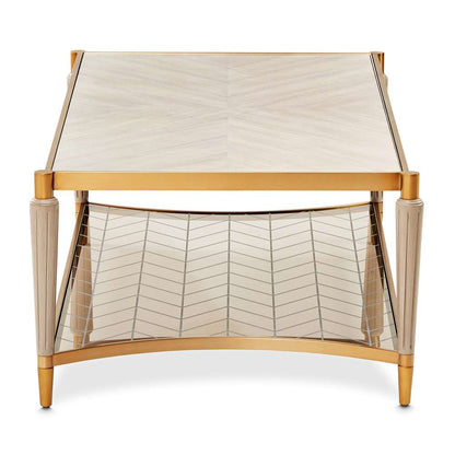 AICO by Michael Amini - St. Charles Rectangular Cocktail Table - Dove Gray - 9088201-803 veiw 3