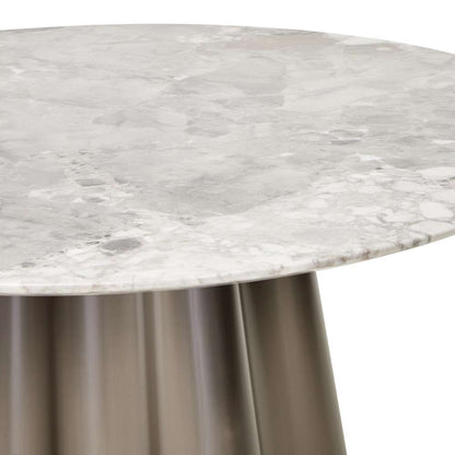 AICO by Michael Amini - St. Charles Round Dining Table -  Dove Gray - 9088001-803 veiw 3