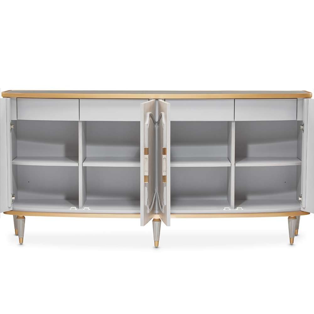 AICO by Michael Amini - St. Charles Sideboard - Dove Gray - 9088007-803 veiw 6