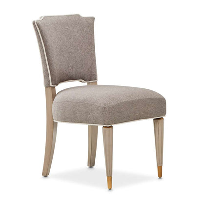AICO by Michael Amini - St. Charles Vanity Chair - Dove Gray - 9088244-803 veiw 2