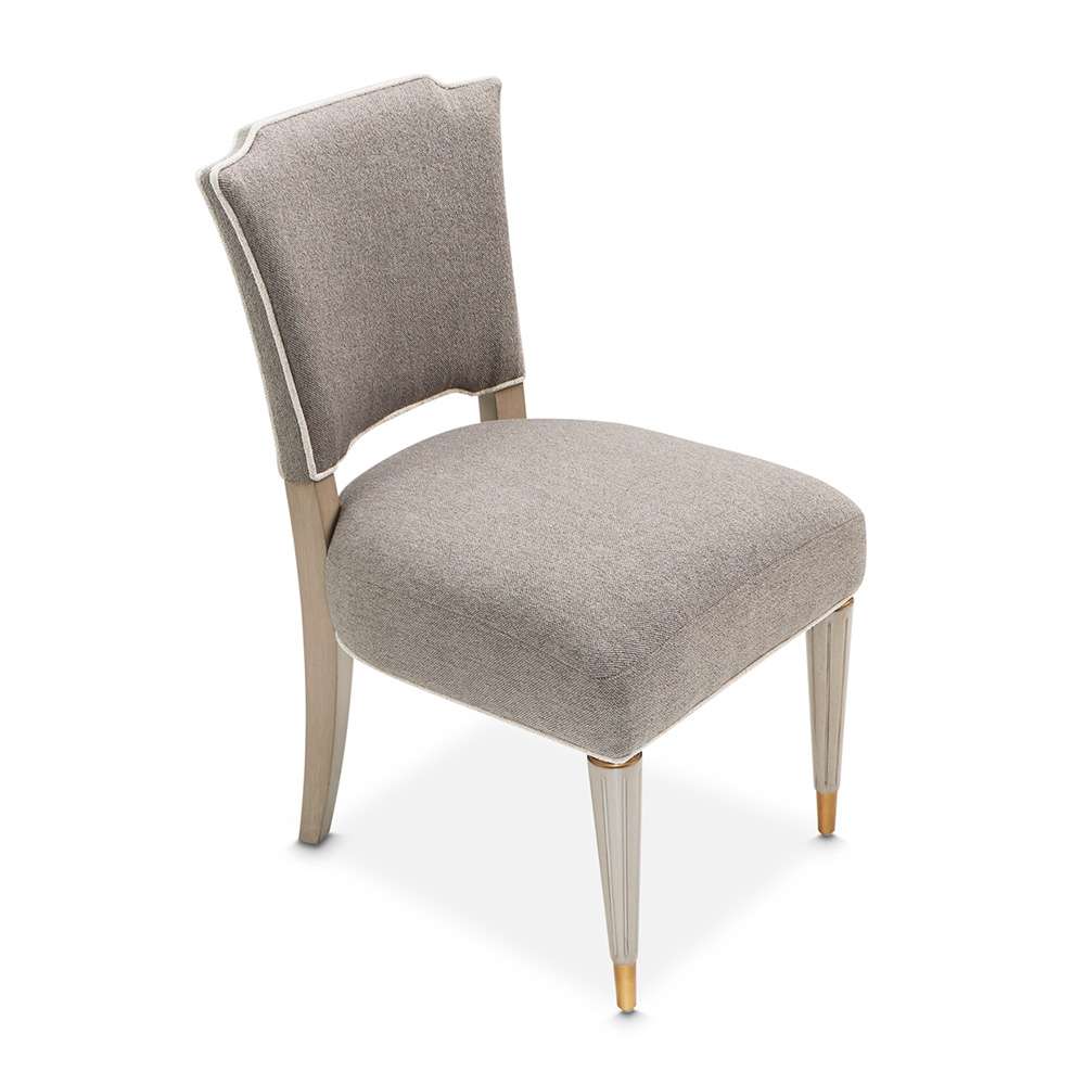 AICO by Michael Amini - St. Charles Vanity Chair - Dove Gray - 9088244-803 veiw 5
