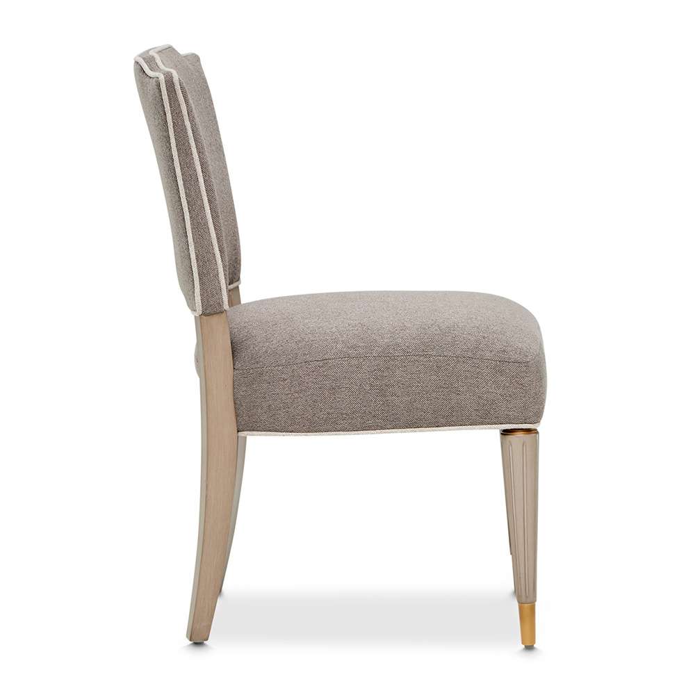 AICO by Michael Amini - St. Charles Vanity Chair - Dove Gray - 9088244-803 veiw 6