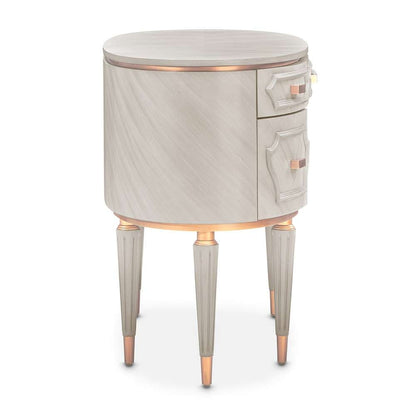 AICO by Michael Amini - St. Charles Vanity Desk - Dove Gray - 9088058-803 veiw 3