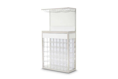 AICO by Michael Amini - State St. - Wall Bar - Glossy White - N9016509-116 veiw 1