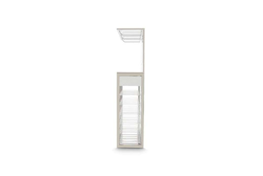 AICO by Michael Amini - State St. - Wall Bar - Glossy White - N9016509-116 veiw 2