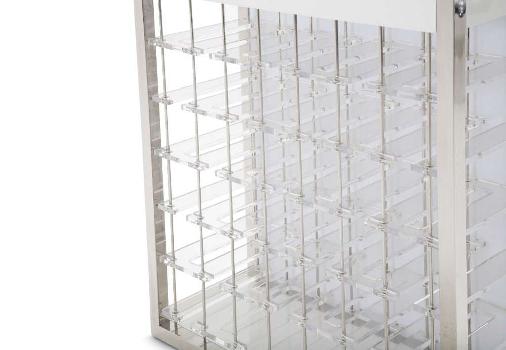 AICO by Michael Amini - State St. - Wall Bar - Glossy White - N9016509-116 veiw 4