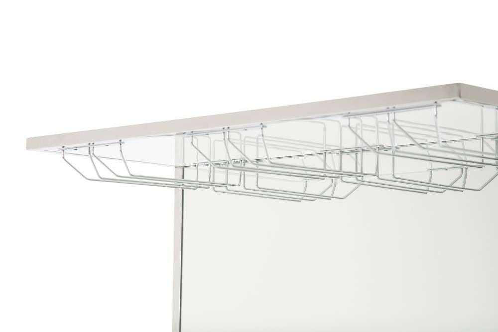 AICO by Michael Amini - State St. - Wall Bar - Glossy White - N9016509-116 veiw 5