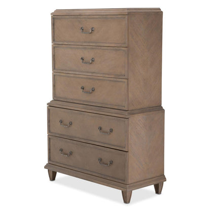 AICO by Michael Amini - Tangier Coast 5 Drawer Chest in Desert Sand veiw 1