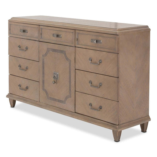 AICO by Michael Amini - Tangier Coast 9 Drawer Dresser in Desert Sand - 9080050-100_CLOSEOUT veiw 1