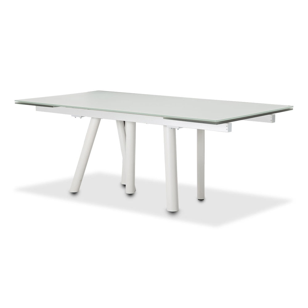AICO by Michael Amini - Trance Rotterdam Rect. Dining Table with Glass Top veiw 1