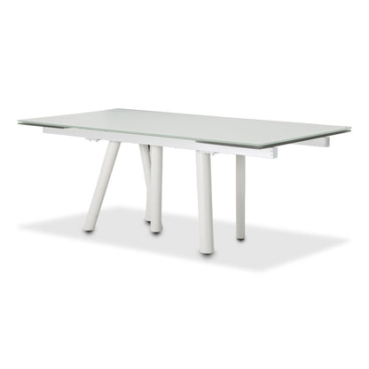 AICO by Michael Amini - Trance Rotterdam Rect. Dining Table with Glass Top veiw 1