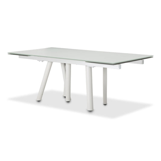 AICO by Michael Amini - Trance Rotterdam Rect. Dining Table with Glass Top veiw 1
