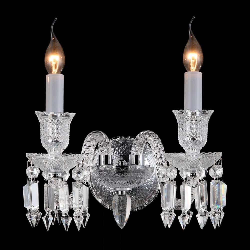 AICO by Michael Amini - Treviso - 2 Light Wall Sconce - LT-WL002-2CLR veiw 1