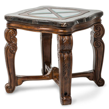 AICO by Michael Amini - Tuscano End Table in Melange - 34202-34_CLOSEOUT veiw 1