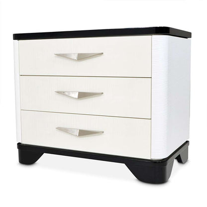 AICO by Michael Amini - Tuxedo Large Nightstand - Piano Keyboard - 9087042-832 veiw 4