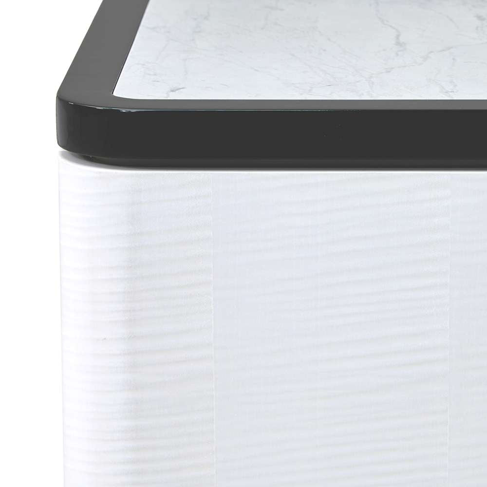 AICO by Michael Amini - Tuxedo Large Nightstand - Piano Keyboard - 9087042-832 veiw 6